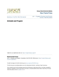 Schedule and Program