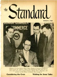 Visiting for Jesus' Sake Editorial: Founders Week 1958 Made a Deep Impression on His Audience, "Glorify God