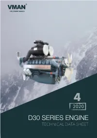 1. D30(V16) Engine Technical Documentation-2020