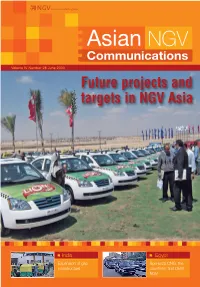 Future Projects and Targets in NGV Asia