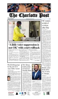 A Little Voter Suppression Is Not OK’ with Enough of the Disenfranchised Driscoll, a Spokesperson “And So, What Happened Rent,” Carbone Said