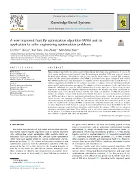 A New Improved Fruit Fly Optimization Algorithm IAFOA and Its Application