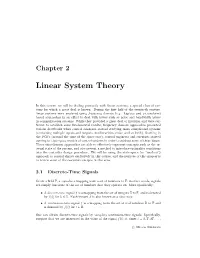 Linear System Theory