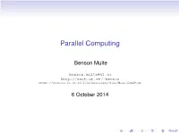 Parallel Computing