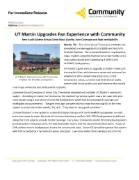 UT Martin Upgrades Fan Experience with Community