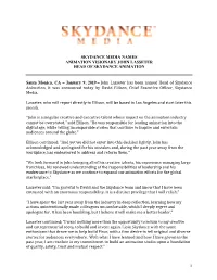 1 Skydance Media Names Animation Visionary John