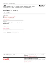 Berkeley and the University Peter Walmsley