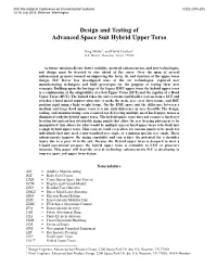 Design and Testing of Advanced Space Suit Hybrid Upper Torso