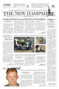 He New Hampshir Ttnhdigital.Com Monday, March 6, 2017 Vol