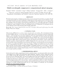 Multi-Wavelength Compressive Computational Ghost Imaging