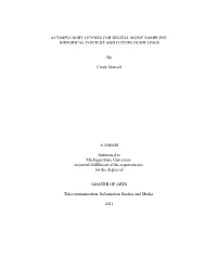 A Compulsory License for Digital Music Sampling: Historical Context and Future Guidelines
