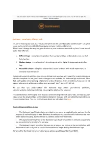 Bankwest – Same Bank, Different Look. Yes, We're Evolving Our Look, But
