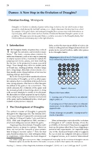 Dameo: a New Step in the Evolution of Draughts?