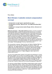 Nord Stream 2 Submits Revised Compensation Concept