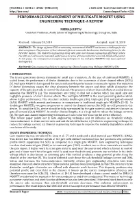 Performance Enhancement of Multigate Mosfet Using Engineering Technique-A Review