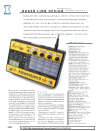 ROGER LINN DESIGN Software Version 2.1