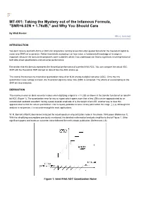 "SNR=6.02N + 1.76Db," and Why You Should Care by Walt Kester REV