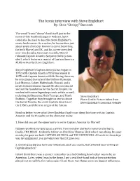 The Iconic Interview with Steve Englehart By: Chris “Chrispy” Barcomb