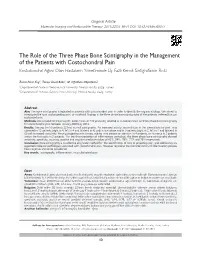 The Role of the Three Phase Bone Scintigraphy in the Management Of
