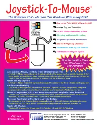 The Software That Lets You Run Windows with a Joystick! TM