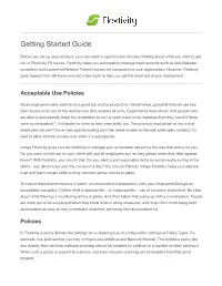 Flextivity Getting Started Guide