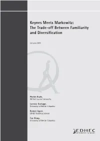 Keynes Meets Markowitz: the Trade-Off Between Familiarity and Diversification