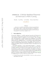 Robosuite: a Modular Simulation Framework and Benchmark for Robot Learning