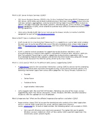 SQL Server Analysis Services (SSAS)?