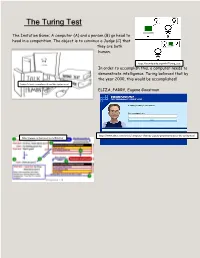 The Turing Test
