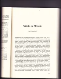 Aristotle on Mim4sis