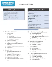 Contracts and Sales
