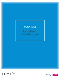 CGMA TOOL – How to Develop a Strategy Map the Strategy Pyramid