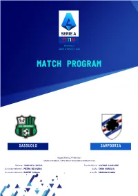 Match Program