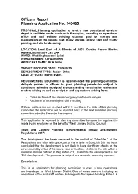 Officers Report Planning Application No: 140485