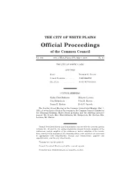 Official Proceedings of the Common Council