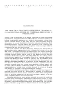 The Problem of Graptolite Affinities in the Light of Ultrastructural Studies on Peridermal Derivatives in Pterobranchs