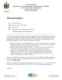 LUPC Submissions