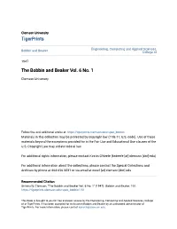 The Bobbin and Beaker Vol. 6 No. 1