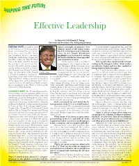 To Download a PDF of an Interview with Donald
