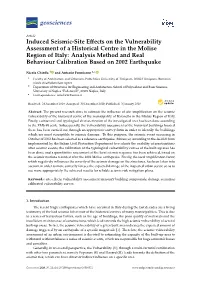 Induced Seismic-Site Effects on the Vulnerability Assessment of A