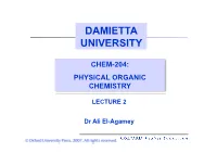 Physical Organic 2015-2016 Coloured Lecture 2 Aromaticity