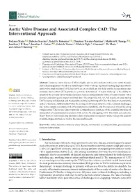 Aortic Valve Disease and Associated Complex CAD: the Interventional Approach
