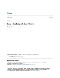 Being a Non-Entity with Soon-Yi Previn