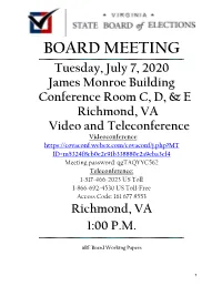 Board Meeting