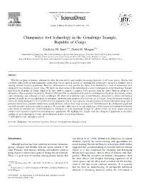 Chimpanzee Tool Technology in the Goualougo Triangle, Republic of Congo