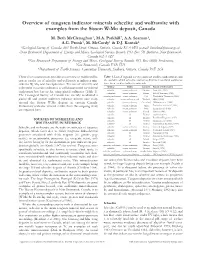 Overview of Tungsten Indicator Minerals Scheelite and Wolframite with Examples from the Sisson W-Mo Deposit, Canada