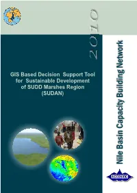 7. Sudd Marshes Management Tools