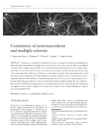 Coexistence of Neurosarcoidosis and Multiple Sclerosis