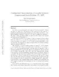 Combinatorial Characterisations of Graphical Computational Search