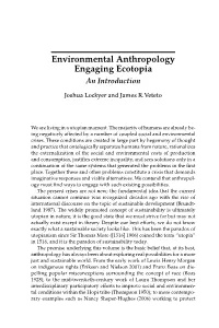Environmental Anthropology Engaging Ecotopia an Introduction